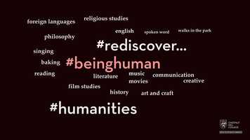 Free download #rediscover humanities word pop animation video and edit with RedcoolMedia movie maker MovieStudio video editor online and AudioStudio audio editor onlin