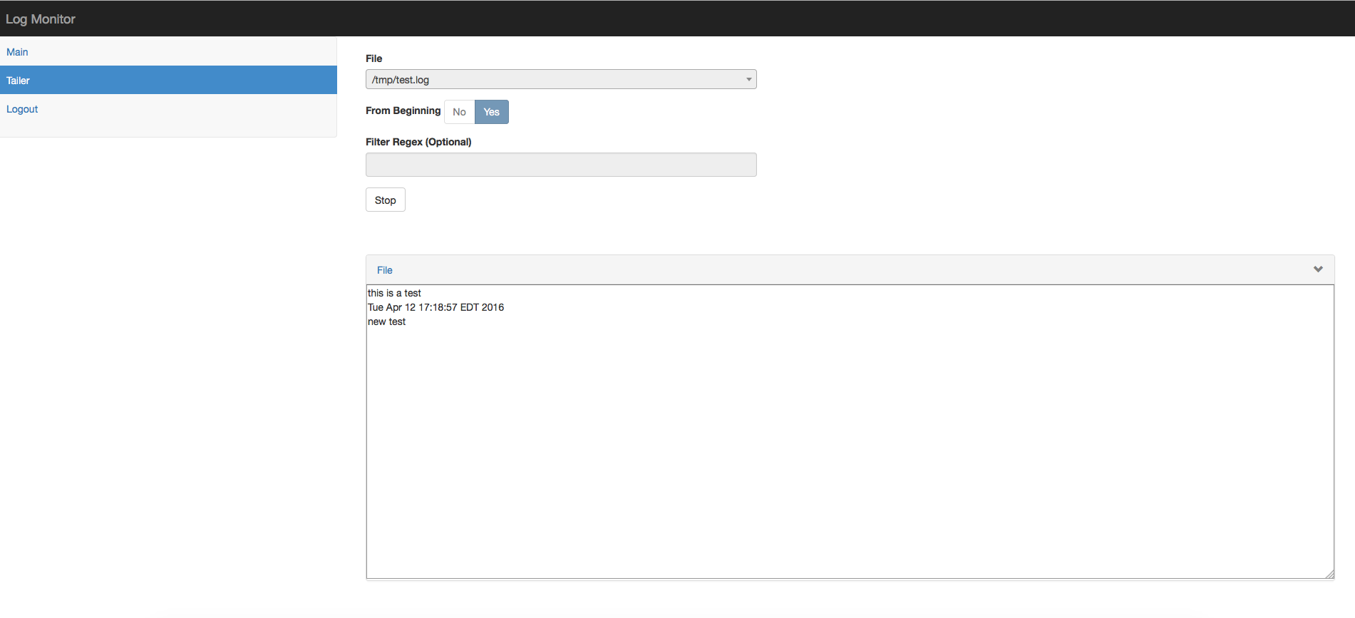 Download web tool or web app Remote Log Monitor
