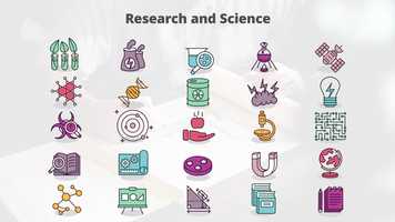 Free download Research  Science - MOGRT Icons Motion Graphics Templates video and edit with RedcoolMedia movie maker MovieStudio video editor online and AudioStudio audio editor onlin