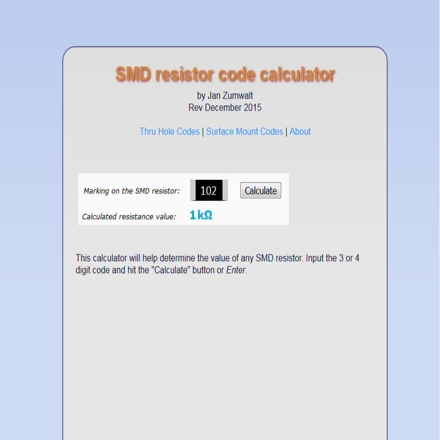 Download web tool or web app Resistor Value Identifier Download web tool or web app Resistor Value Identifier