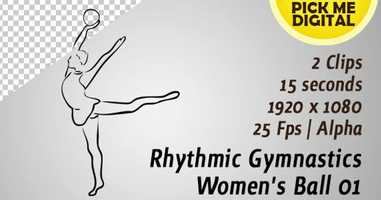 Free download Rhythmic Gymnastics Womens Ball 01 | Motion Graphics - Envato elements video and edit with RedcoolMedia movie maker MovieStudio video editor online and AudioStudio audio editor onlin