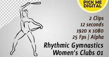 Free download Rhythmic Gymnastics Womens Clubs 01 | Motion Graphics - Envato elements video and edit with RedcoolMedia movie maker MovieStudio video editor online and AudioStudio audio editor onlin