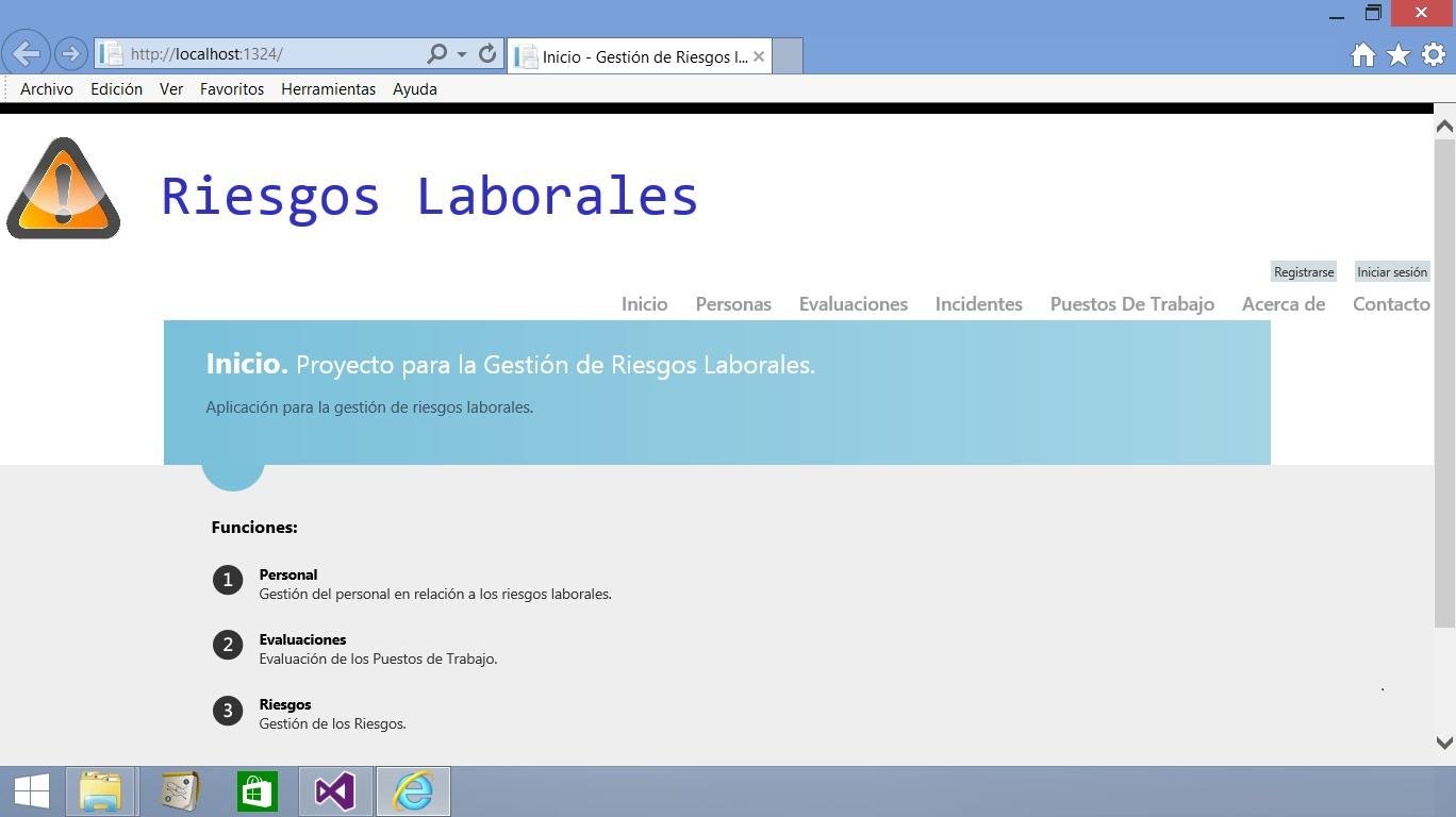 Download web tool or web app Riesgos Laborales