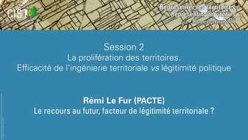 Free download Rmi Le Fur - Le recours au futur, facteur de lgitimit territoriale ? video and edit with RedcoolMedia movie maker MovieStudio video editor online and AudioStudio audio editor onlin