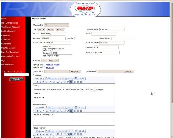 Download web tool or web app RMSDOCS