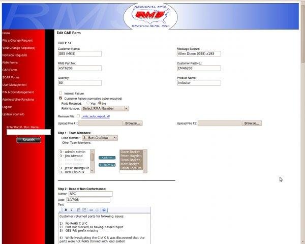 Download web tool or web app RMSDOCS
