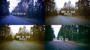 Free download Road Forest Motion Title | After Effects Project Files - Videohive template video and edit with RedcoolMedia movie maker MovieStudio video editor online and AudioStudio audio editor onlin