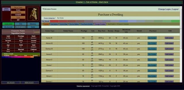 Download web tool or web app Roman Senate Simulator