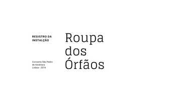 Free download Roupa dos rfos (Orphan Clothes) - Animation Installation - Samira Poffo (2019) video and edit with RedcoolMedia movie maker MovieStudio video editor online and AudioStudio audio editor onlin