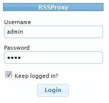 Download web tool or web app RSSProxy