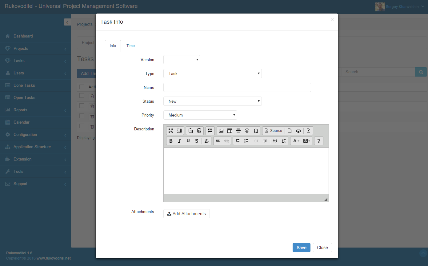 Download web tool or web app Rukovoditel - Project Management/CRM Download web tool or web app Rukovoditel - Project Management/CRM