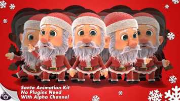 Free download Santa  Character Animation Kit | After Effects Project Files - Videohive template video and edit with RedcoolMedia movie maker MovieStudio video editor online and AudioStudio audio editor onlin
