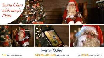 Free download Santa Claus With Magic IPad | After Effects Project Files - Videohive template video and edit with RedcoolMedia movie maker MovieStudio video editor online and AudioStudio audio editor onlin