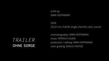 Free download Sara Hoffmann  Ohne Sorge (Trailer) video and edit with RedcoolMedia movie maker MovieStudio video editor online and AudioStudio audio editor onlin