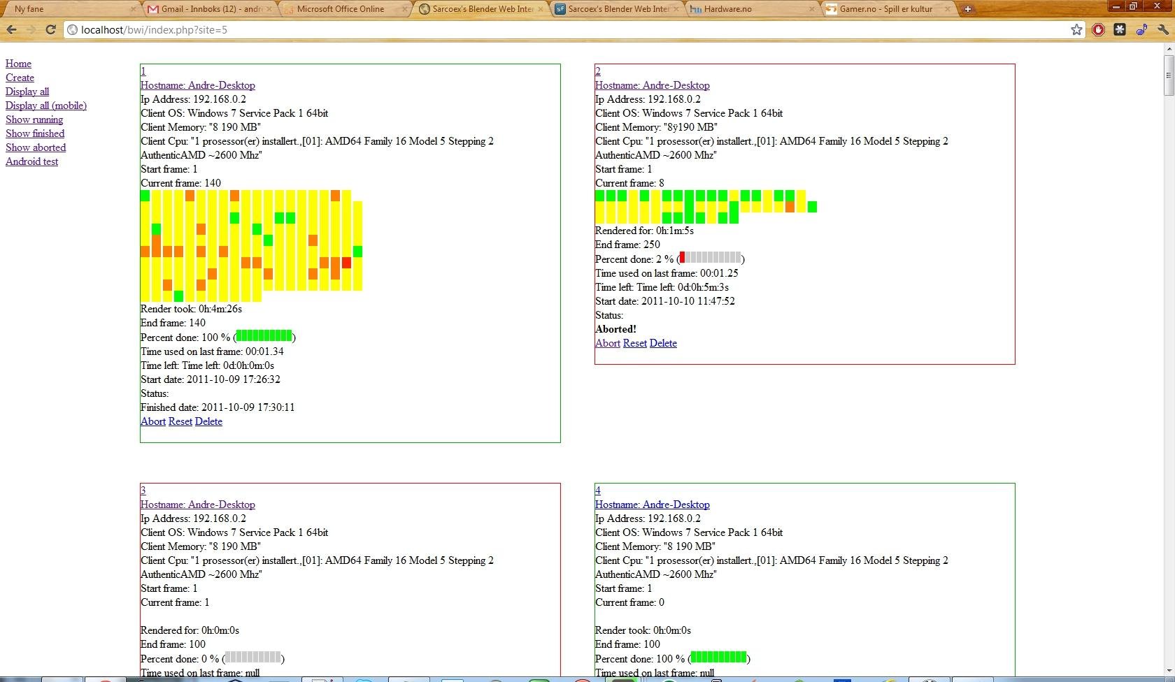 Download web tool or web app Sarcoexs Blender Web Interface