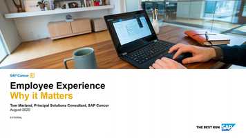 Free download SAUG Solutions Series: A Good Employee Experience Pays Off in Challenging Times video and edit with RedcoolMedia movie maker MovieStudio video editor online and AudioStudio audio editor onlin