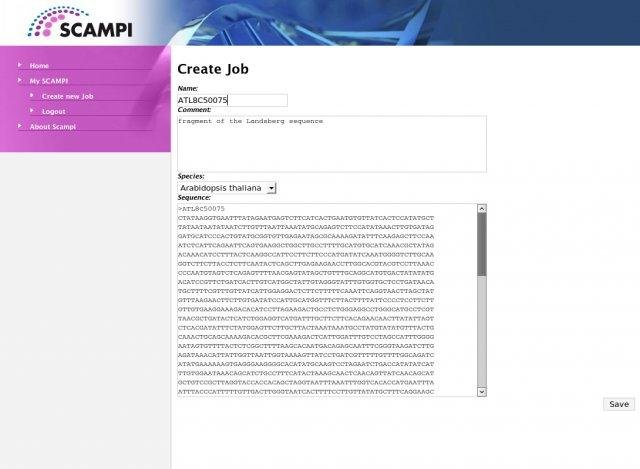Download web tool or web app SCAMPI: molecular marker identification