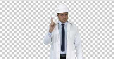 Free download Science engineer in helmet showing stop sing and then makes | Stock Footage - Envato elements video and edit with RedcoolMedia movie maker MovieStudio video editor online and AudioStudio audio editor onlin