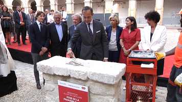 Free download Sciences Po  lArtillerie : pose de la 1ere pierre video and edit with RedcoolMedia movie maker MovieStudio video editor online and AudioStudio audio editor onlin