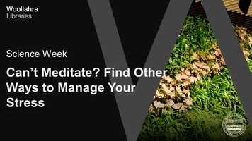 Free download Science Week: Cant meditate? Find other ways to manage your stress video and edit with RedcoolMedia movie maker MovieStudio video editor online and AudioStudio audio editor onlin