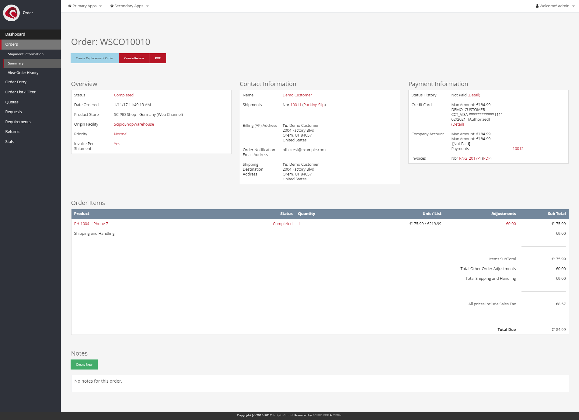Download web tool or web app Scipio ERP