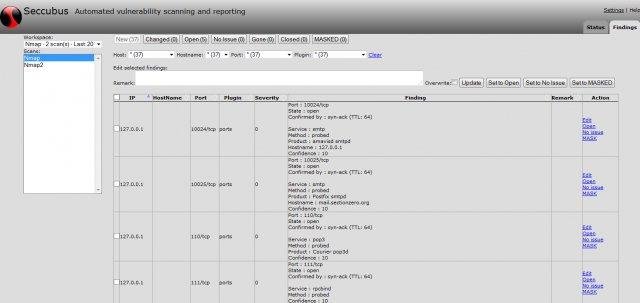 Download web tool or web app Seccubus