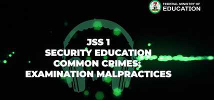 Free download Security Education Common Crimes; Examination Malpractices-16.m4v video and edit with RedcoolMedia movie maker MovieStudio video editor online and AudioStudio audio editor onlin