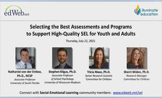 Free download Selecting the Best Assessments and Programs to Support High-Quality SEL for Youth and Adults video and edit with RedcoolMedia movie maker MovieStudio video editor online and AudioStudio audio editor onlin