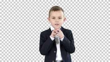Free download Serious little boy giving a speech to camera, Alpha Channel | Stock Footage - Videohive video and edit with RedcoolMedia movie maker MovieStudio video editor online and AudioStudio audio editor onlin