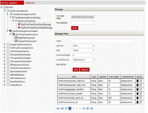 Download web tool or web app Service Adapter