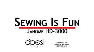 Free download Sewing Is Fun - HD-3000 - Overview video and edit with RedcoolMedia movie maker MovieStudio video editor online and AudioStudio audio editor onlin