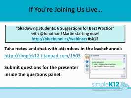 Free download Shadowing Students 6 Suggestions for Best Practice video and edit with RedcoolMedia movie maker MovieStudio video editor online and AudioStudio audio editor onlin
