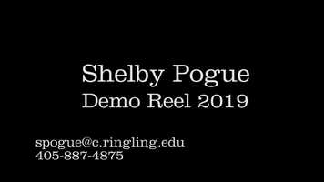 Free download Shelby Pogue Animation Demo Reel Spring 2019 video and edit with RedcoolMedia movie maker MovieStudio video editor online and AudioStudio audio editor onlin