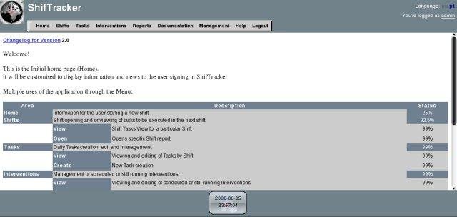 Download web tool or web app ShifTracker