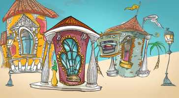 Free download Short comic animation - building popping from desert video and edit with RedcoolMedia movie maker MovieStudio video editor online and AudioStudio audio editor onlin