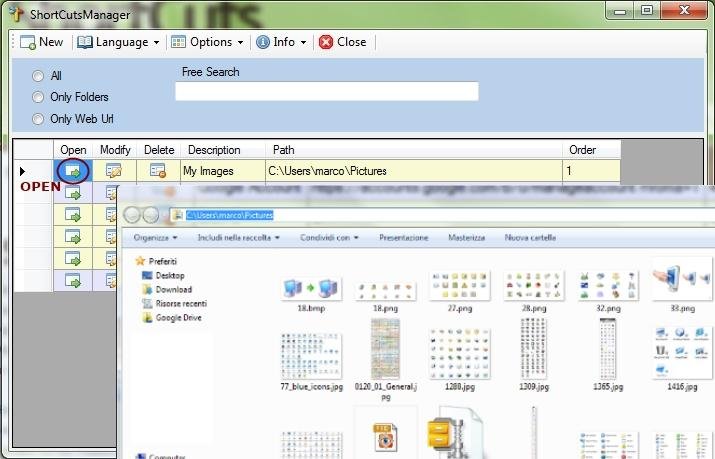 Download web tool or web app ShortCuts Manager
