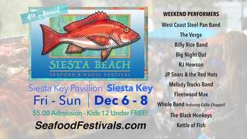 Free download Siesta Beach Seafood  Music Festival - Dec 6 - 8 video and edit with RedcoolMedia movie maker MovieStudio video editor online and AudioStudio audio editor onlin