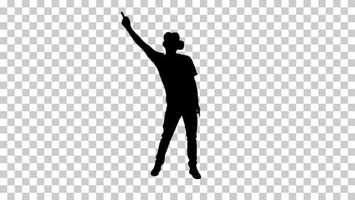 Free download Silhouette Casual gamer dancing locking hip-hop in VR headset | Stock Footage - Videohive video and edit with RedcoolMedia movie maker MovieStudio video editor online and AudioStudio audio editor onlin