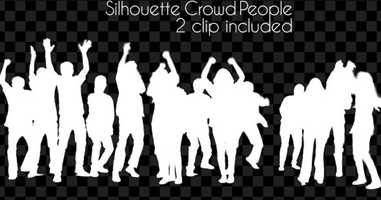 Free download Silhouette Crowd People | Stock Footage - Envato elements video and edit with RedcoolMedia movie maker MovieStudio video editor online and AudioStudio audio editor onlin