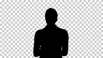 Free download Silhouette girl, Alpha Channel | Stock Footage - Videohive video and edit with RedcoolMedia movie maker MovieStudio video editor online and AudioStudio audio editor onlin