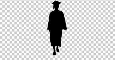 Free download Silhouette Graduate in Cap Walking, Alpha Channel | Motion Graphics - Envato elements video and edit with RedcoolMedia movie maker MovieStudio video editor online and AudioStudio audio editor onlin