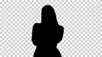 Free download Silhouette lady , Alpha Channel | Stock Footage - Videohive video and edit with RedcoolMedia movie maker MovieStudio video editor online and AudioStudio audio editor onlin