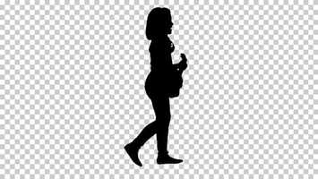 Free download Silhouette little girl walking playing on ukulele, Alpha Channel | Stock Footage - Videohive video and edit with RedcoolMedia movie maker MovieStudio video editor online and AudioStudio audio editor onlin