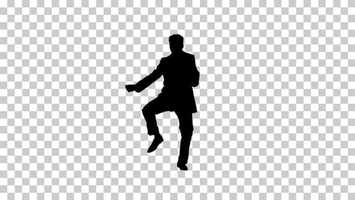 Free download Silhouette man dancing, Alpha Channel | Stock Footage - Videohive video and edit with RedcoolMedia movie maker MovieStudio video editor online and AudioStudio audio editor onlin
