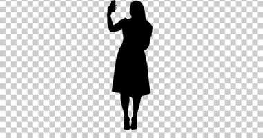 Free download Silhouette woman, Alpha Channel | Motion Graphics - Envato elements video and edit with RedcoolMedia movie maker MovieStudio video editor online and AudioStudio audio editor onlin