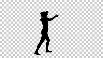 Free download Silhouette Woman using VR Virtual Reality headset walking | Stock Footage - Videohive video and edit with RedcoolMedia movie maker MovieStudio video editor online and AudioStudio audio editor onlin