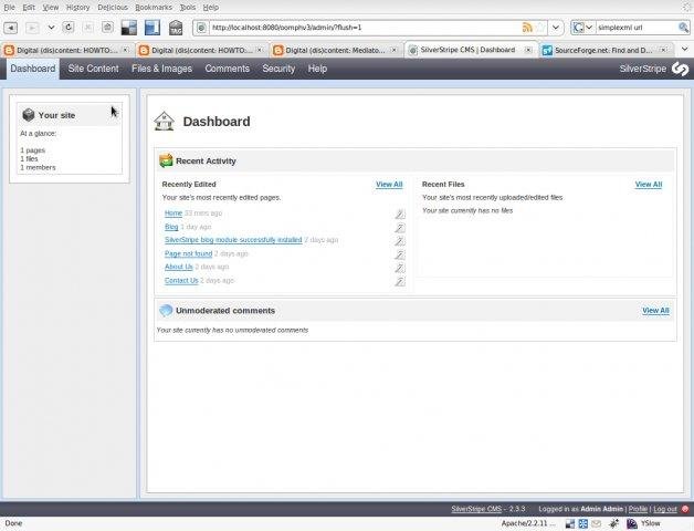 Download web tool or web app Silverstripe Dashboard Download web tool or web app Silverstripe Dashboard