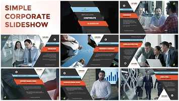 Free download Simple Corporate Slideshow | After Effects Project Files - Videohive template video and edit with RedcoolMedia movie maker MovieStudio video editor online and AudioStudio audio editor onlin