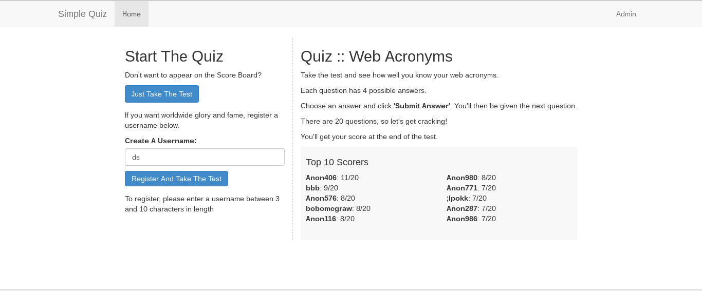 Download web tool or web app simple-quiz Download web tool or web app simple-quiz