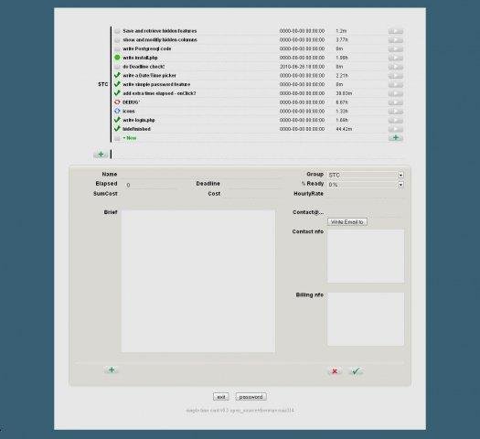 Download web tool or web app Simple Time Card - stc